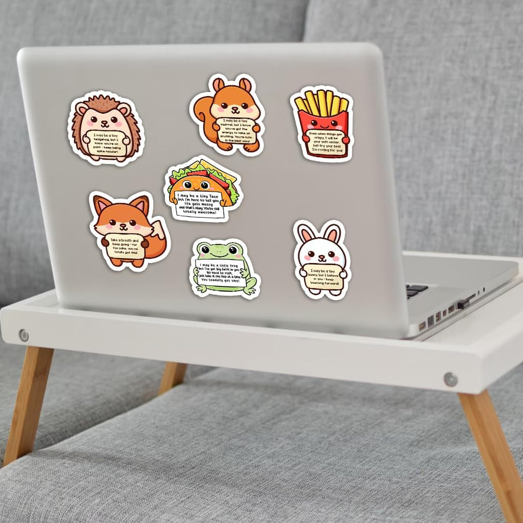 50PCS Emotional Support Animal Stickers by – Affirmation Sticker Pack for Adults