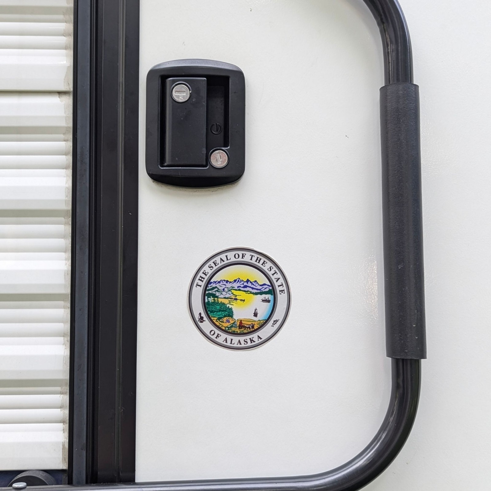 Alaska State Seal Decal – Adhesive Printed Vinyl Reflective Sticker