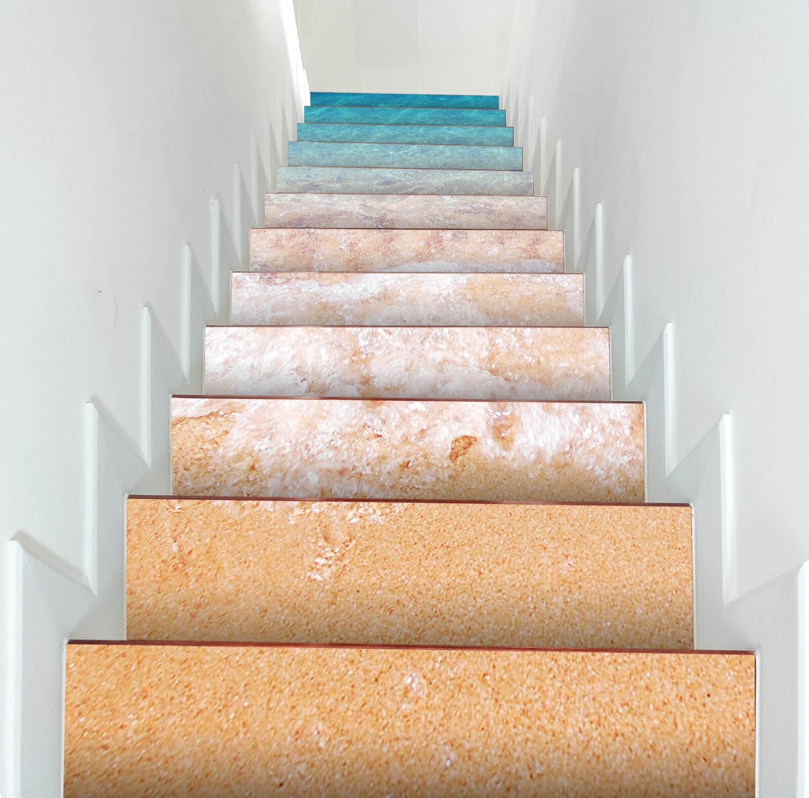 3D Simple Beach U817 Stair Risers Decoration Photo Mural Decal Wallpaper Romy