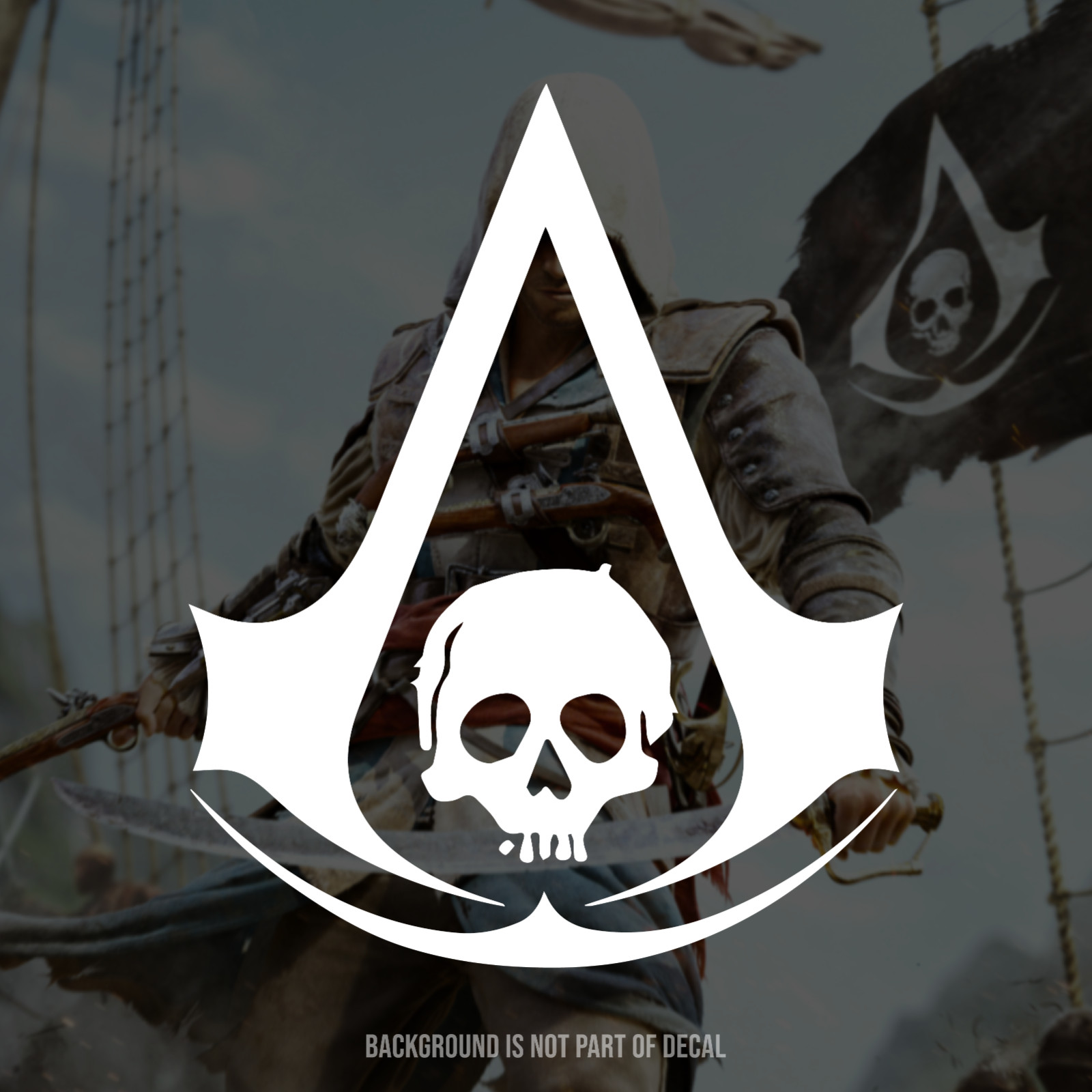 Assassin's Creed IV: Black Flag Vinyl Decal Sticker