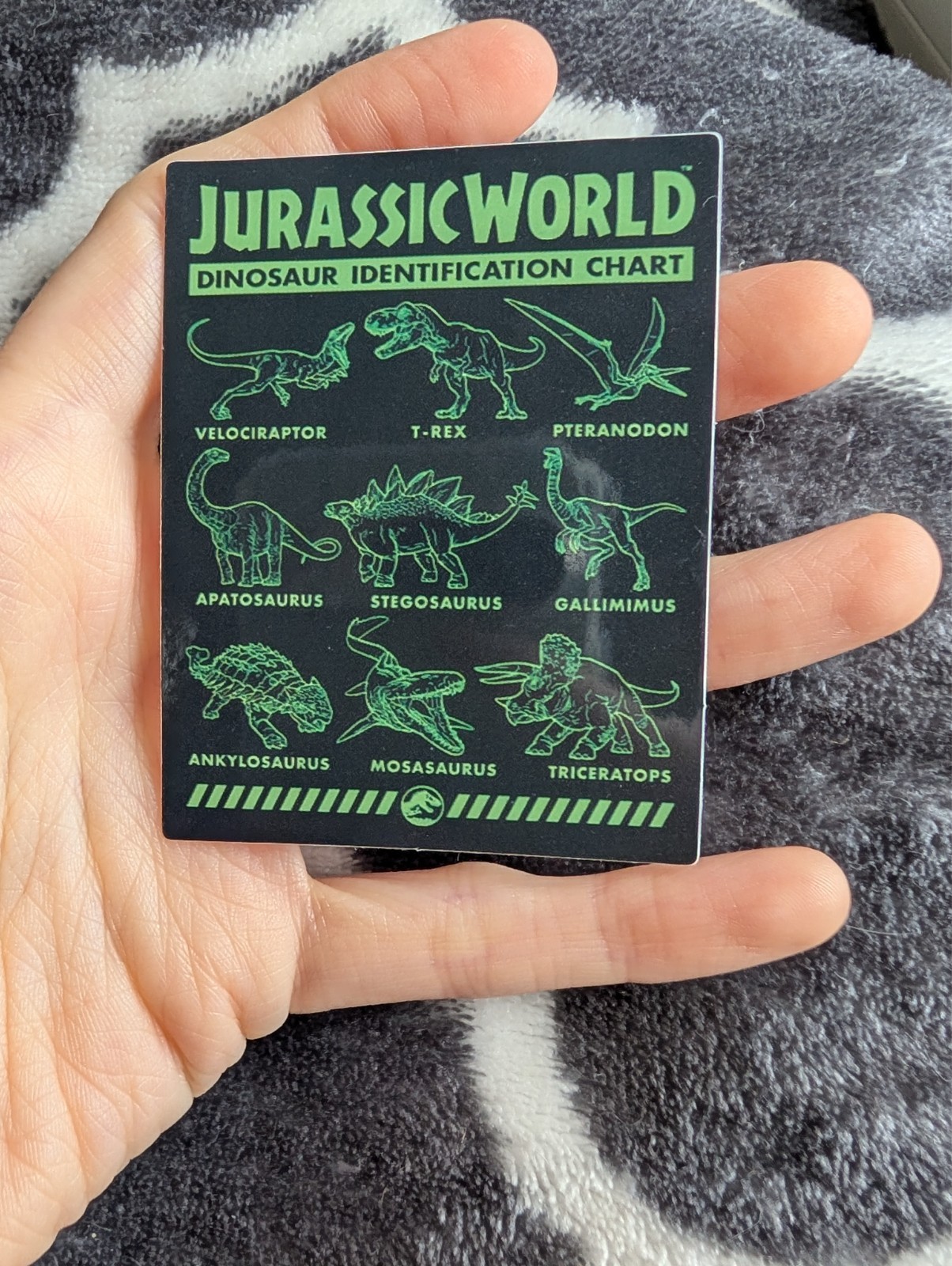 Jurassic Park Dinosaur Sticker Vinyl Decal | T-Rex Movie Film Fan Art