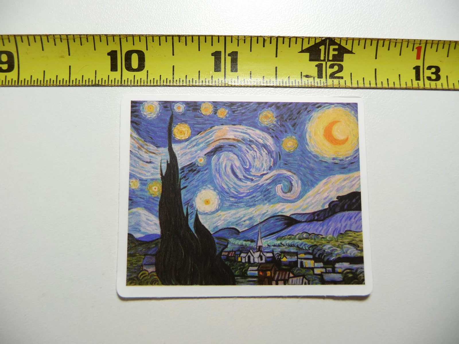 VINCENT VAN GOGH STARRY NIGHT SMALL STICKER DECAL CLASSIC ARTIST PAINTER