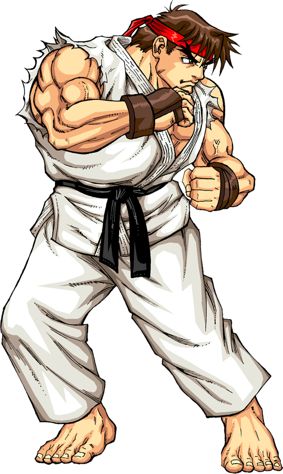 Street fighter sticker Ryu weatherproof bumper vinyl decal skate cell laptop
