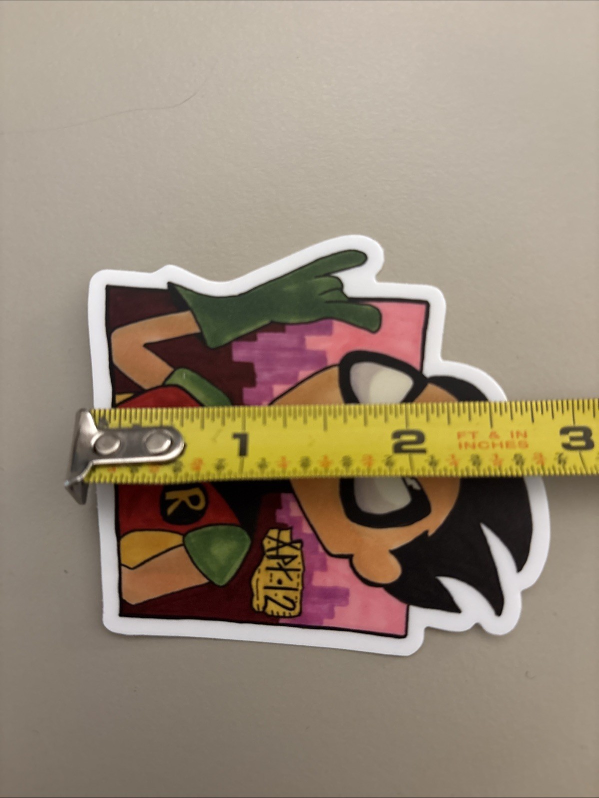 Robin Teen Titans Go (Decal Is Dishwasher Safe) Animated Comic Fan Art Cosplay