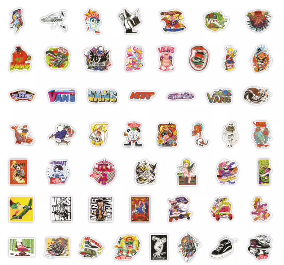 Vans Stickers (4 to 8cm )