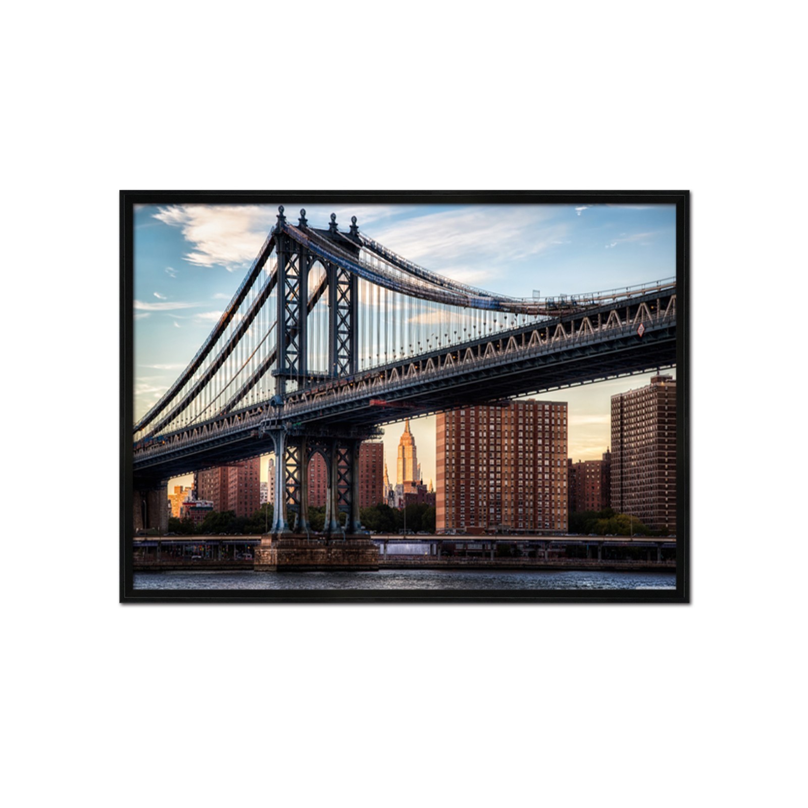 3D River Bridge 6 Framed Poster Home Decor Print Painting Art AJ WALLPAPER