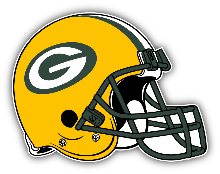 Green Bay Packers NFL Football Helmet Logo Car Bumper Sticker – 3", 5" or 6"