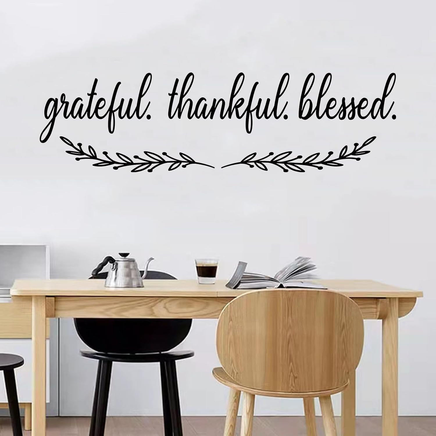 Quotes Wall Decals for Dining Room: Home Inspirational Pantry Kitchen Vinyl Art