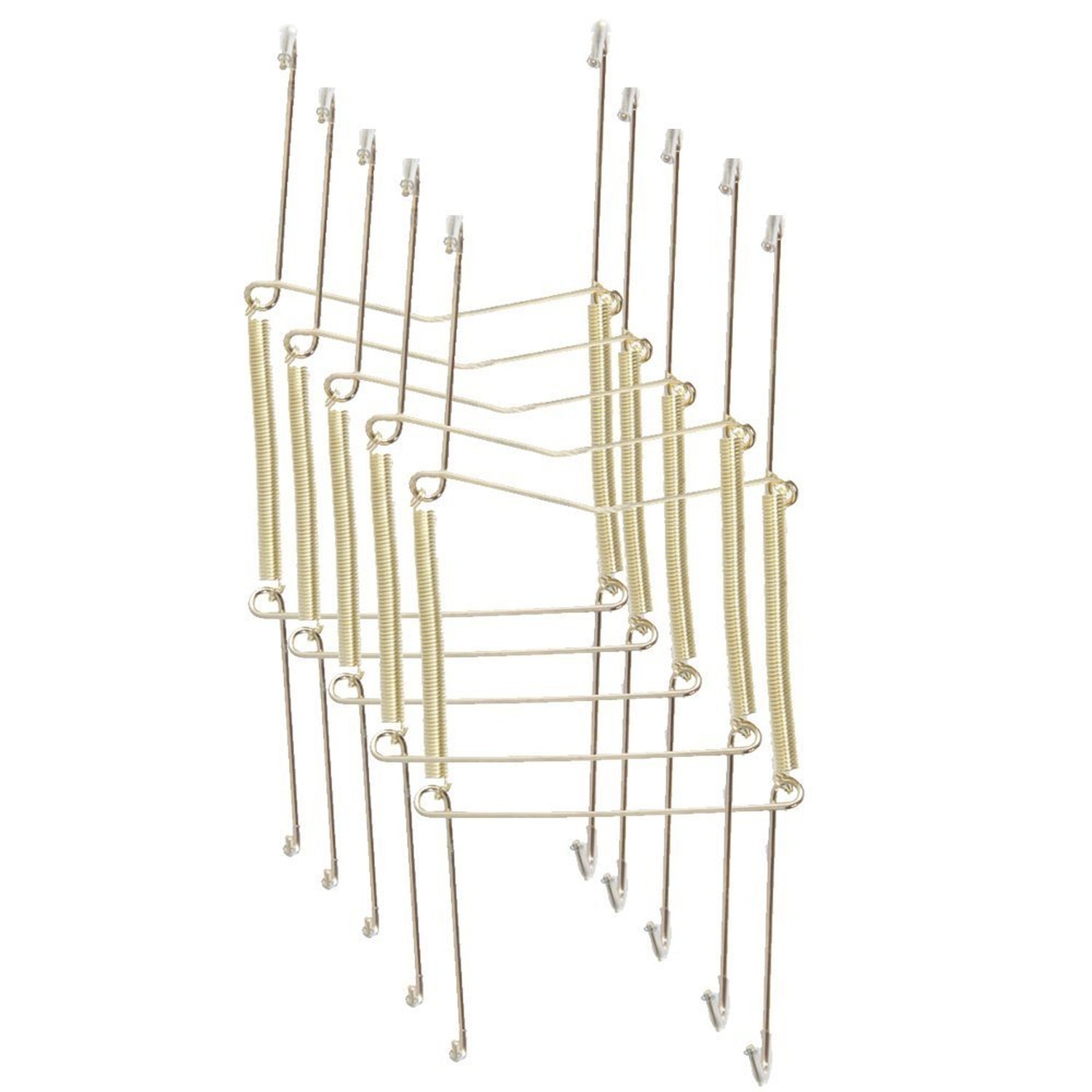 Lot5 6-Inch Small Invisible Plate Wire Hanger Wall Holders with Protective Ru…
