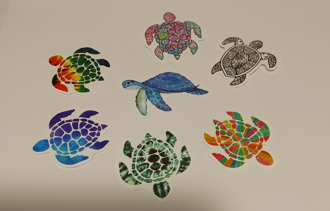 Save the turtles 50 pcs Stickers Cartoons Vinyl Snowboard Skateboard laptop