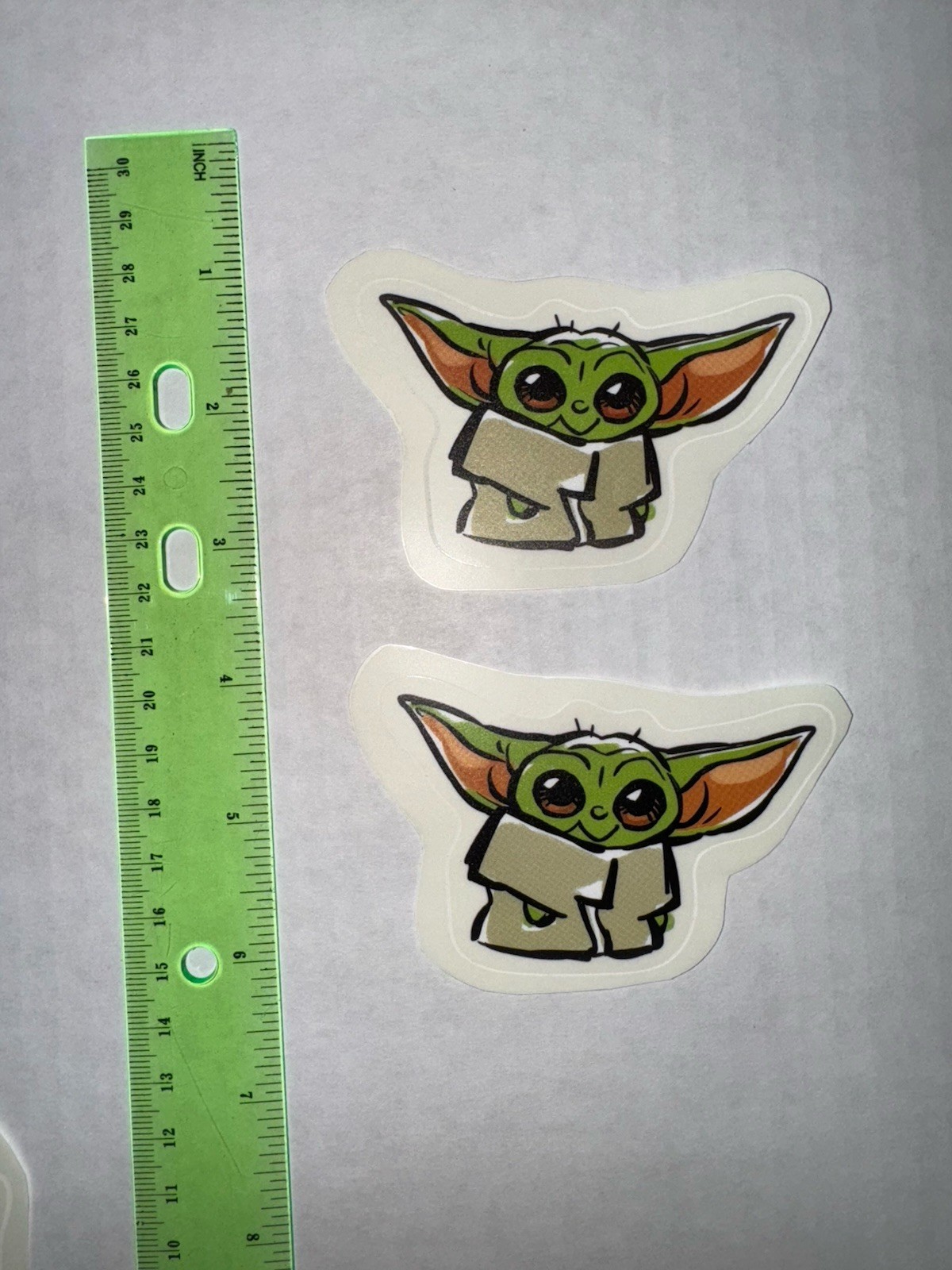 Baby Yoda Vinyl Stickers Set of 8 StickersX2 Mandalorian Star Wars Free Shipping