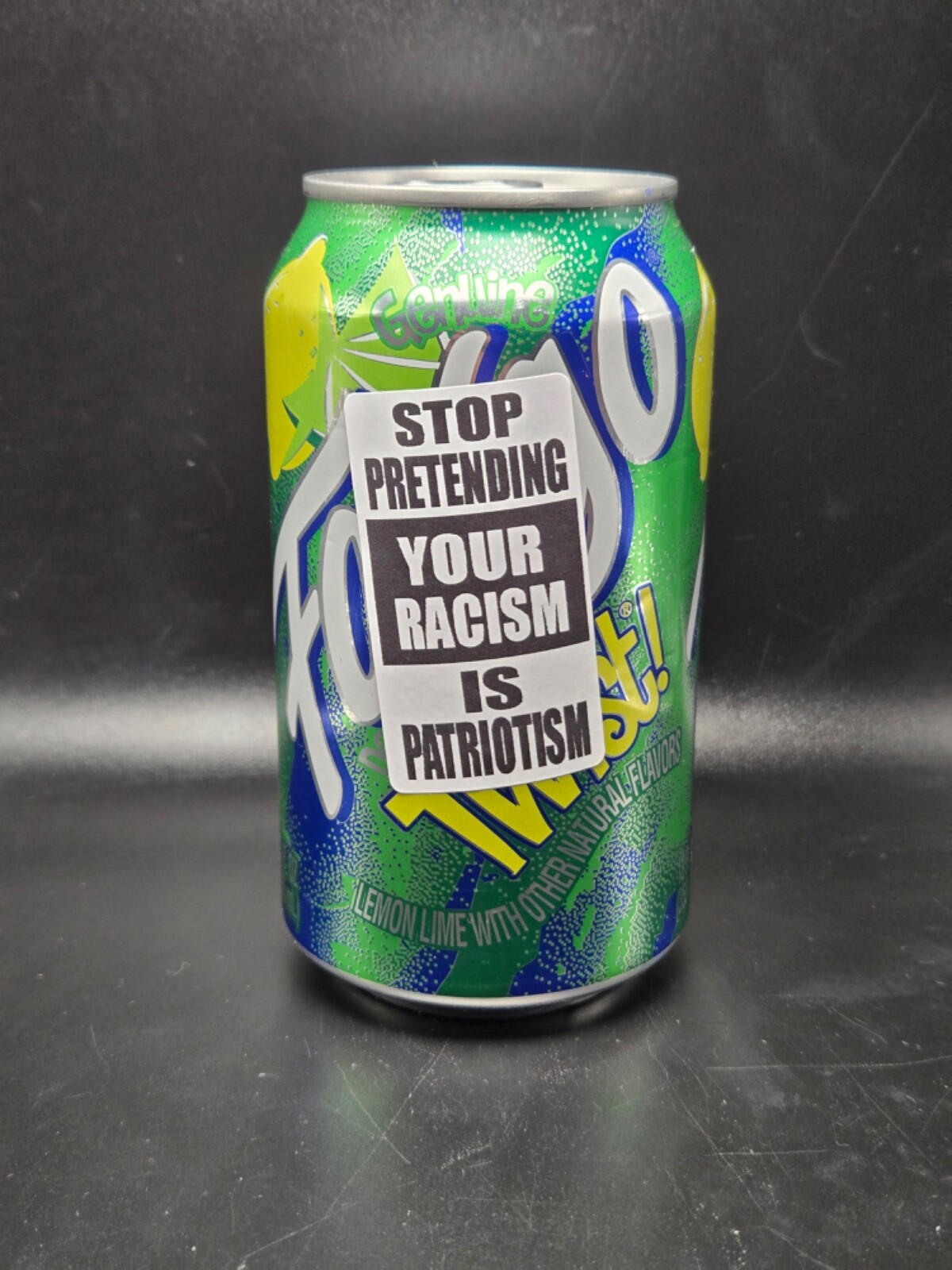 "STOP PRETENDING YOUR RACISM IS PATRIOTISM" 25-500 bulk pack stickers labels