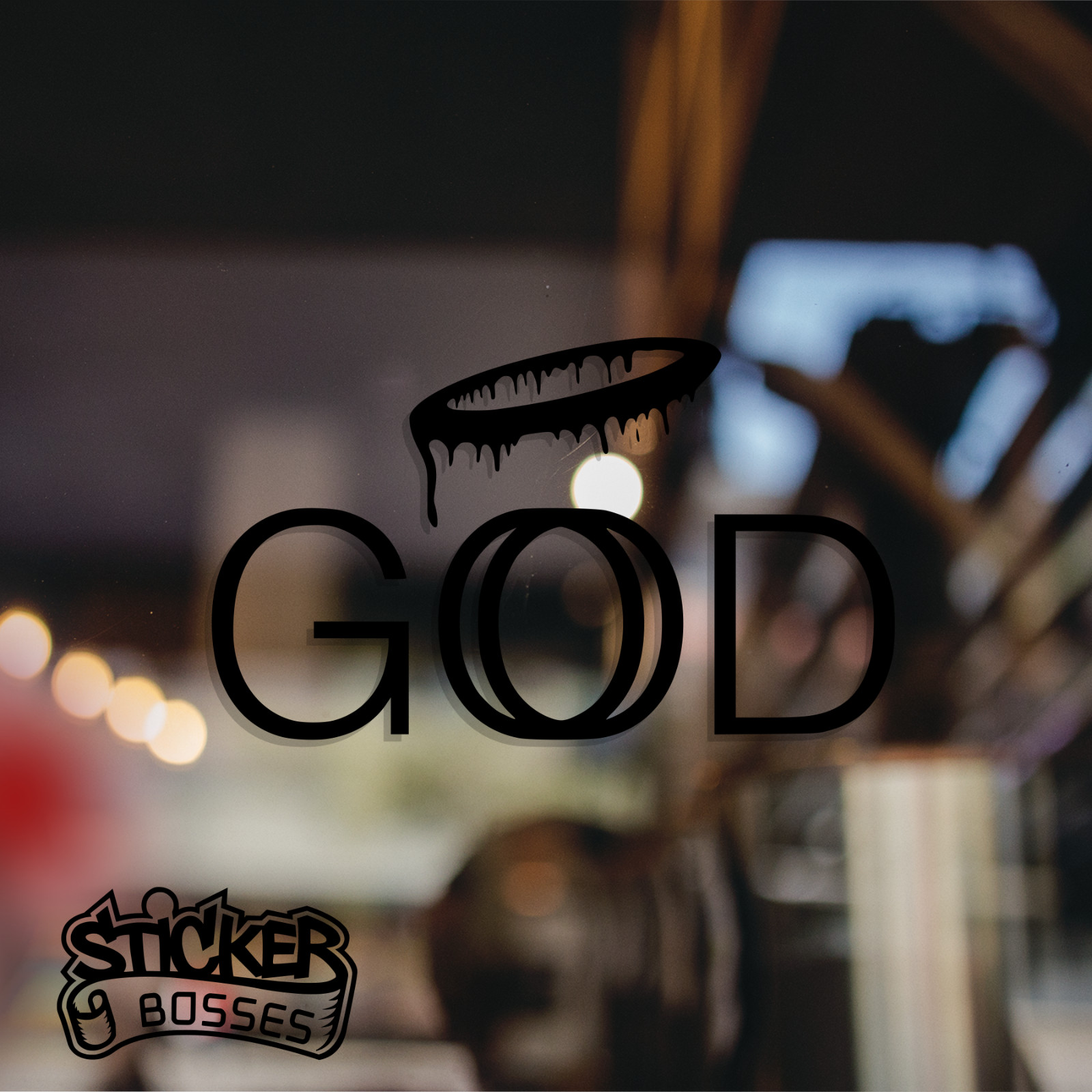 God Drip Halo Faith Vinyl Decal Sticker Car Inspirational