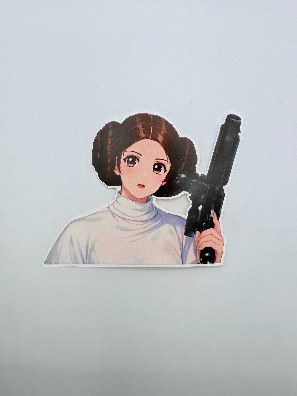 Brand New Cult Classic Star Wars Princess Leia Sticker 3.75" by 3"