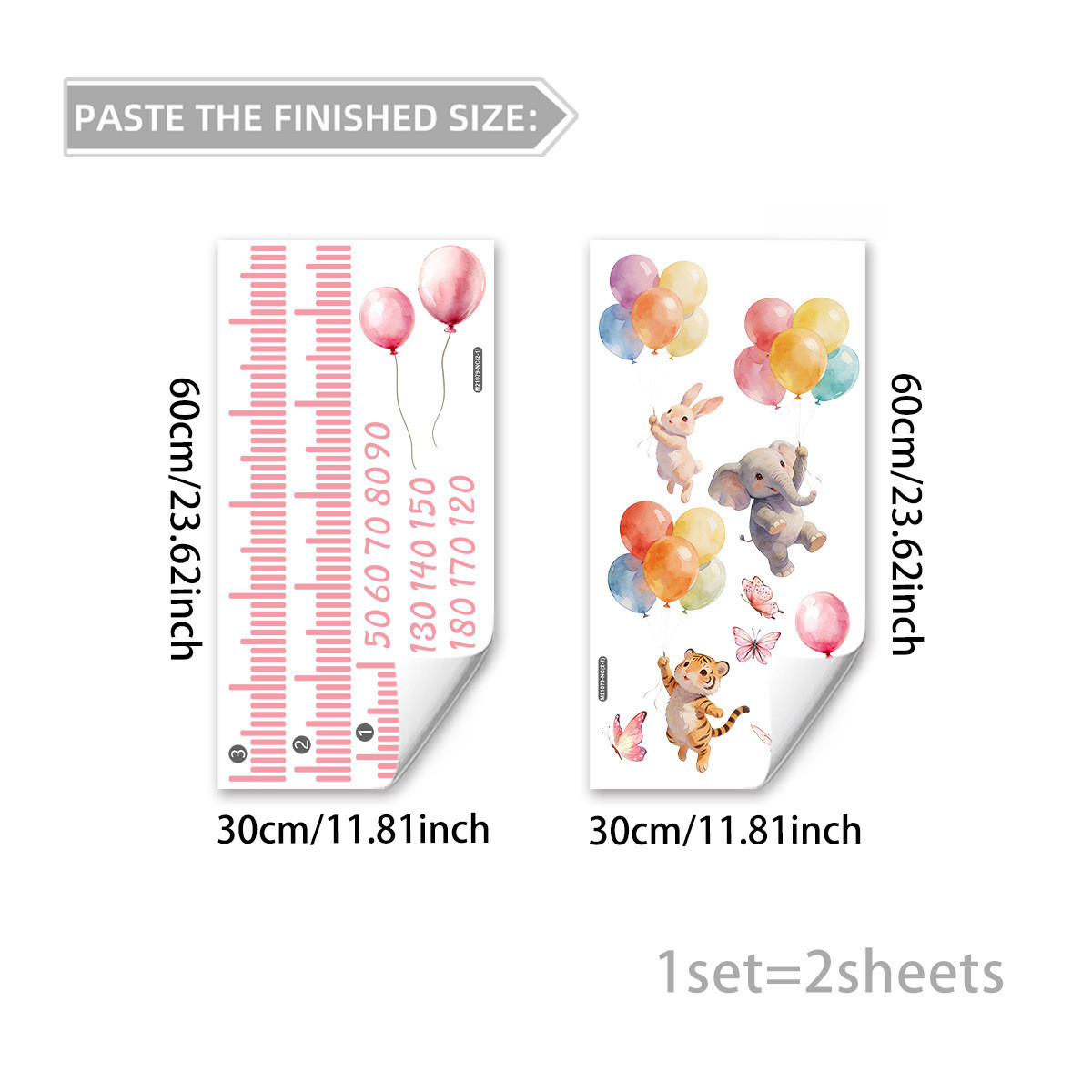 Cartoon Wall Decals Self Apply Easy To Apply Easy To Remove Long Lasting