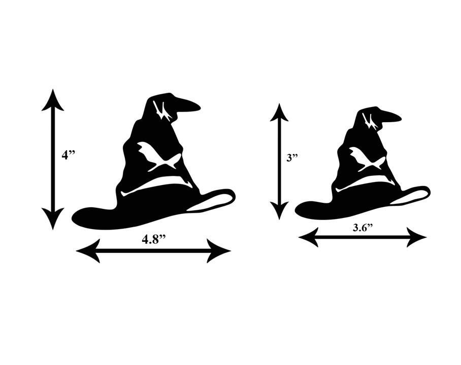 The Sorting Hat from Harry Potter Vinyl Decal **FREE Shipping**
