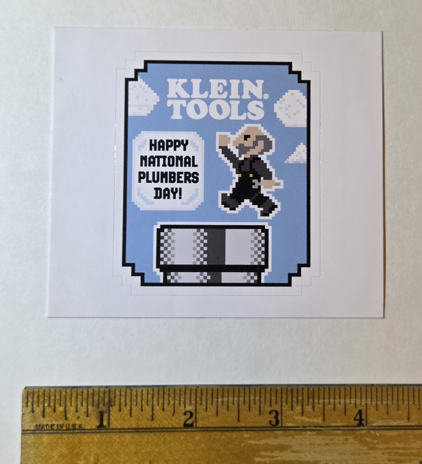 Klein Tools Tradesman Club Exclusive Giveaway Sticker April 2024