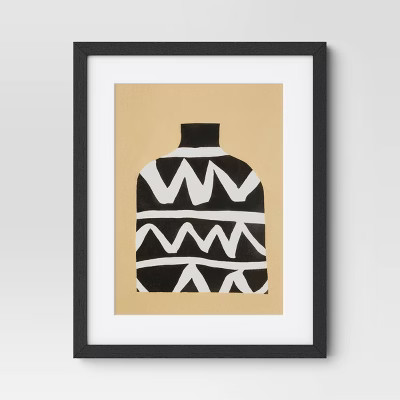 Threshold Poster Modern of 2 16"x20" Set Vase I II Wall Art