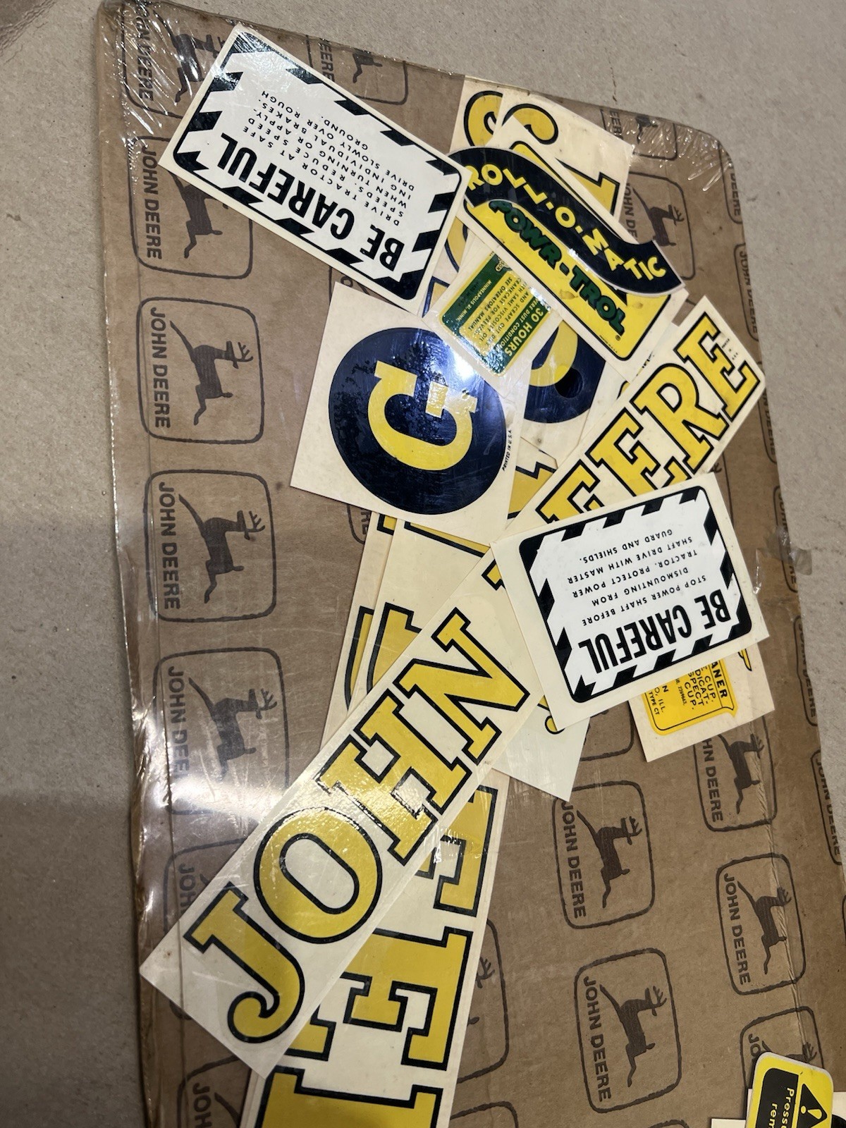 New Old Stock John Deere AR44924 Decal Sticker Kit Comia Refinishing