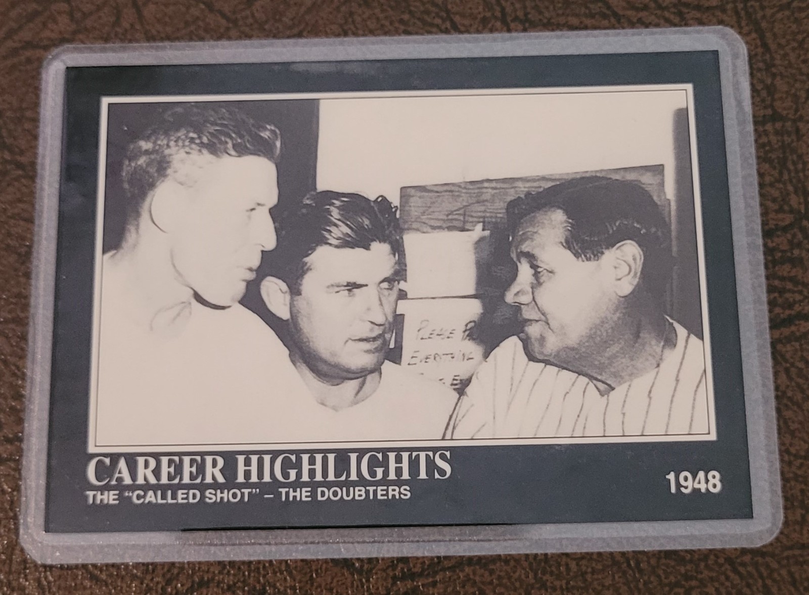 Babe Ruth YANKEES Baseball Card HOF Fridge/Locker/Cabinet Laminated Magnet