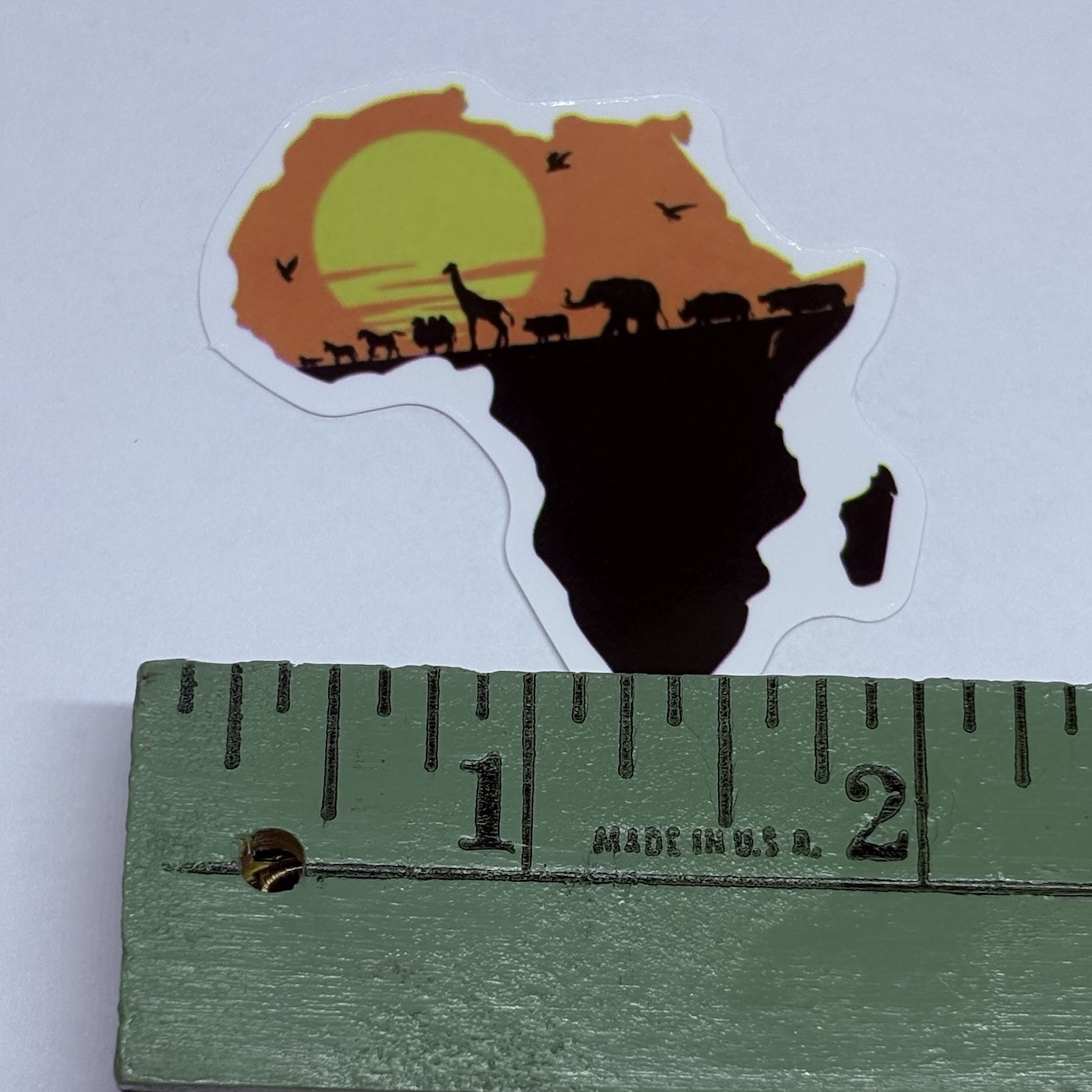 Africa Country Map Sticker Safari Travel City Tour Art Decal Vinyl Souvenir Tc9