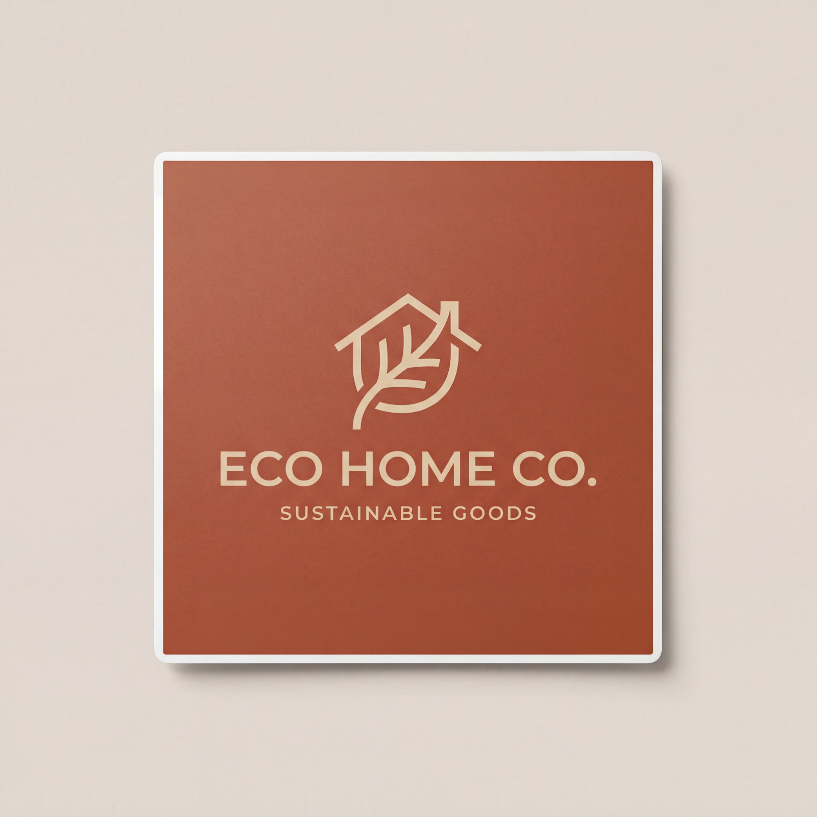 Personalized Logo Stickers Waterproof Vinyl Custom Business Labels 50 Pack