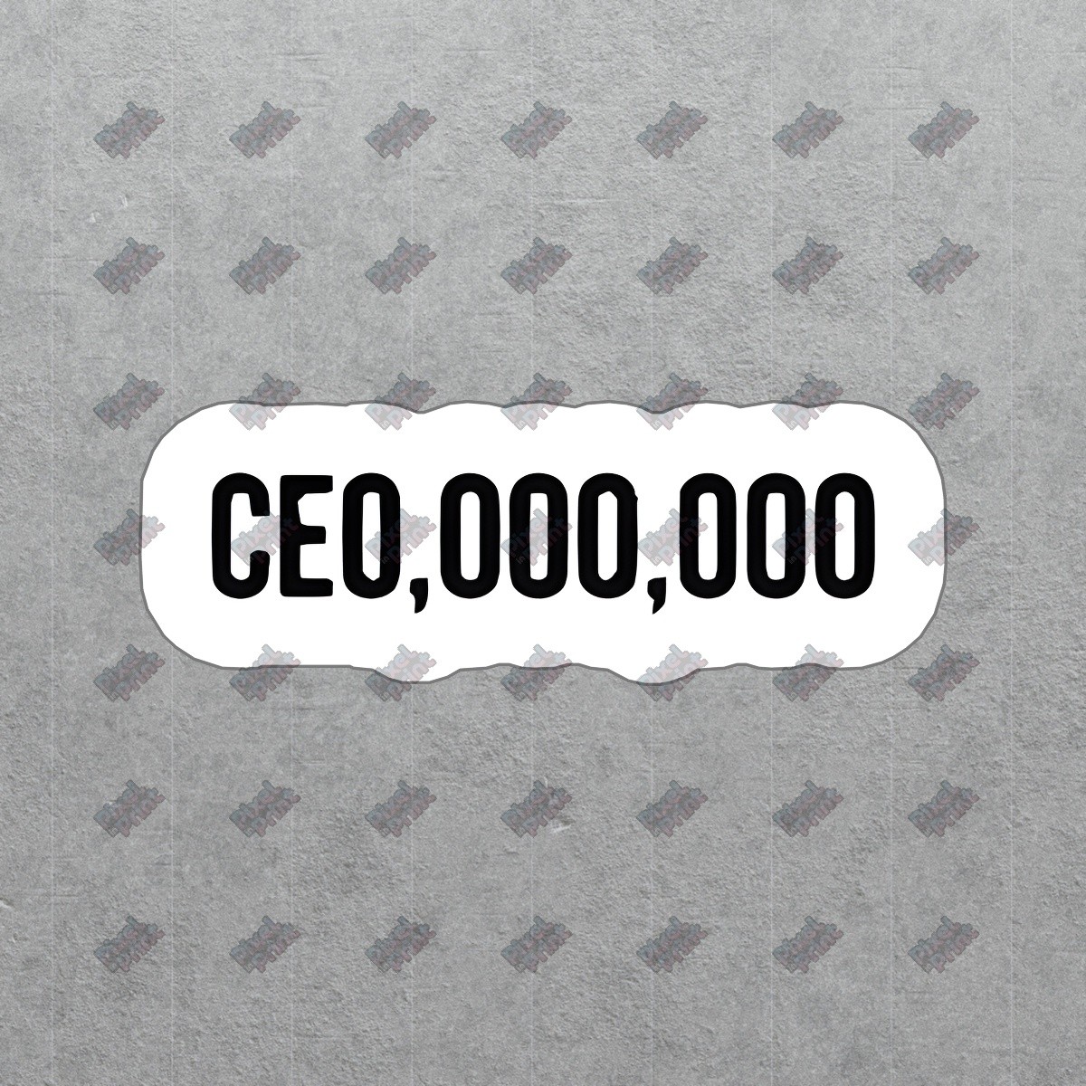 CEO Vinyl Sticker Decal Motivational Business Wall Art, Laptop Decor, #709338
