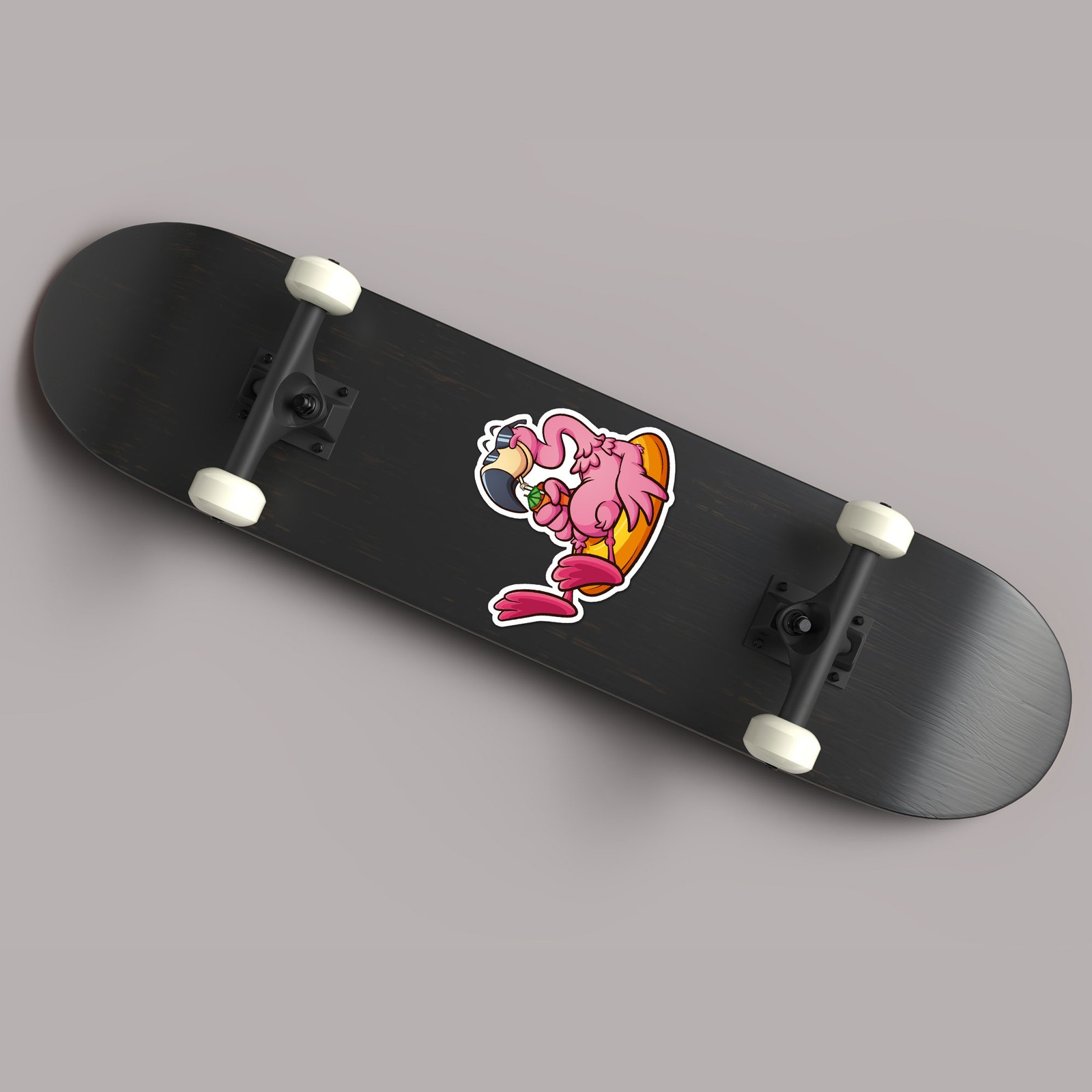 Flamingo Cocktail – Vinyl Decal Sticker – Car Window Laptop – ebn8096