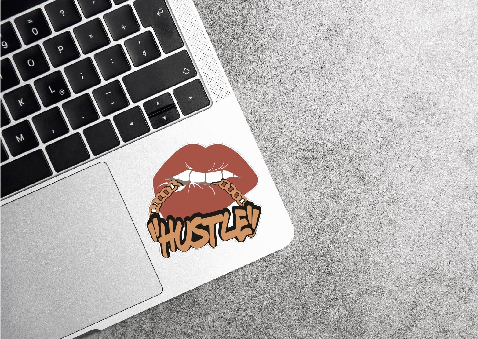 Hustle Lips Decal Graffiti Writing King Queen Sticker Car Urban Street Side Gig