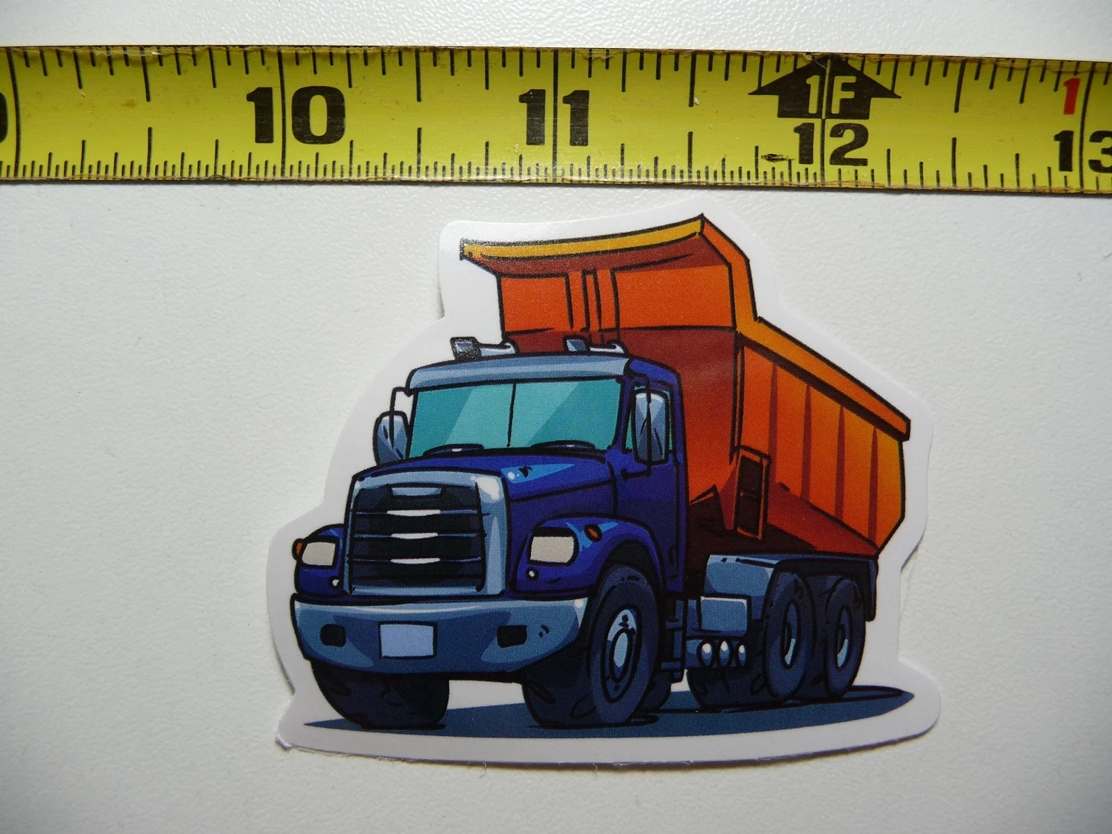 HEAVY DUTY DUMP TRUCK SMALL STICKER DECAL CONSTRUCTION MACHINERY
