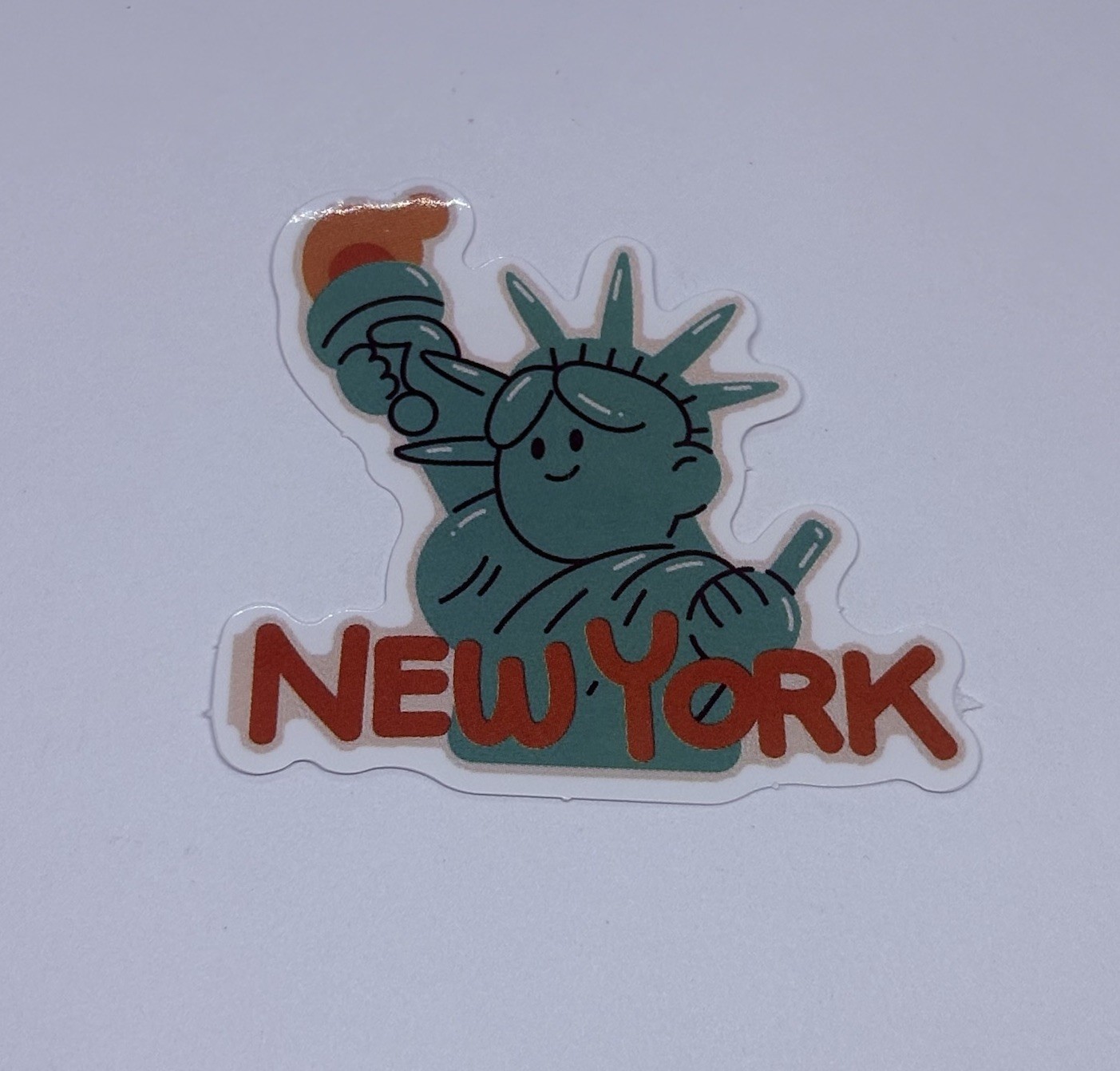 Cute Statue Of Liberty Sticker City Travel Art Decal Vinyl Country Souvenir Tc9