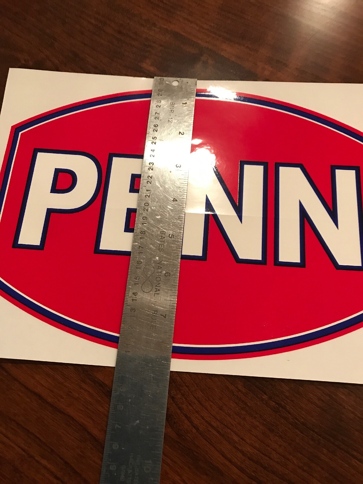 Original 11”X 8” Penn decals stickers bass boat tournament fishing line rod reel
