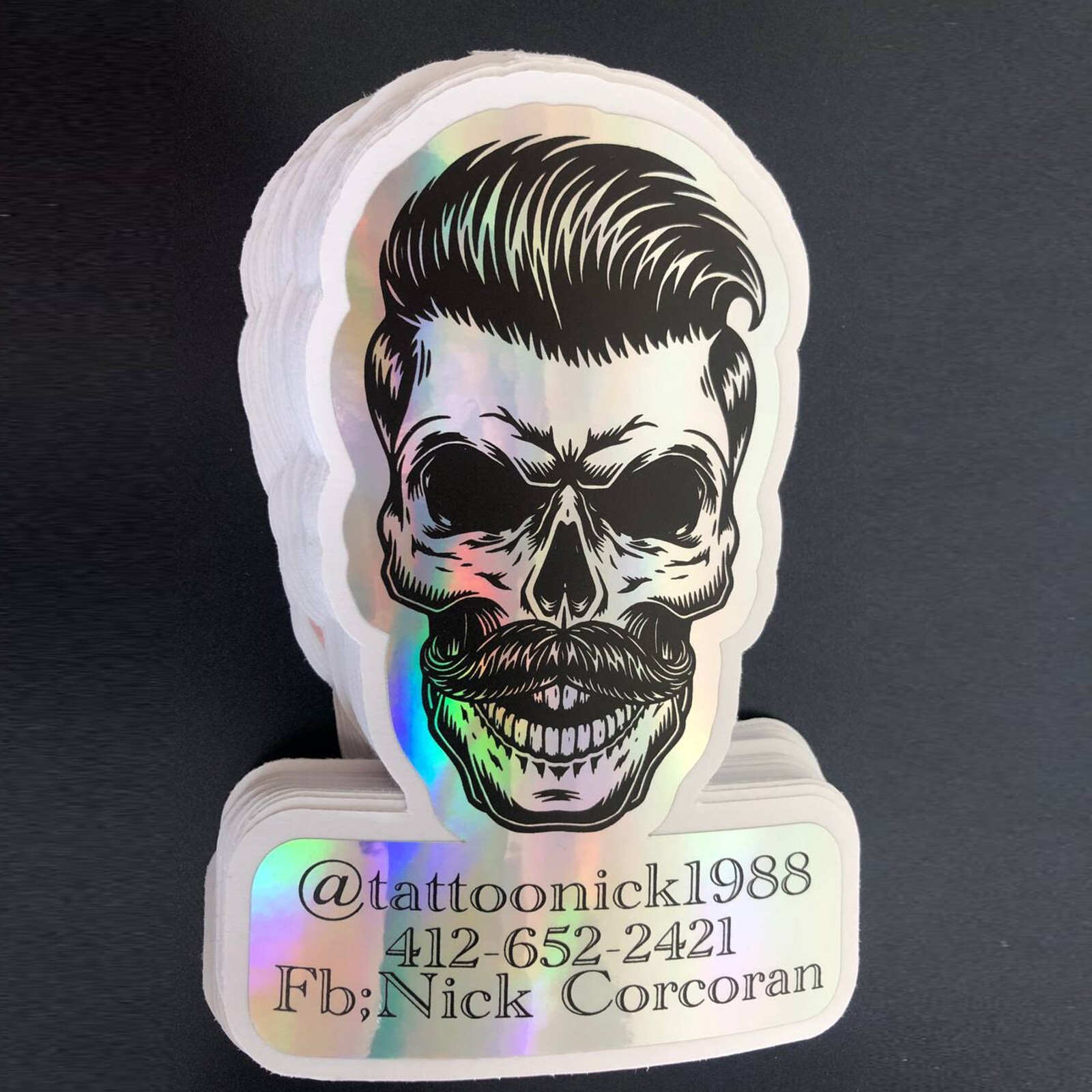Custom Holographic stickers labels, Holographic vinyl sticker labels Waterproof