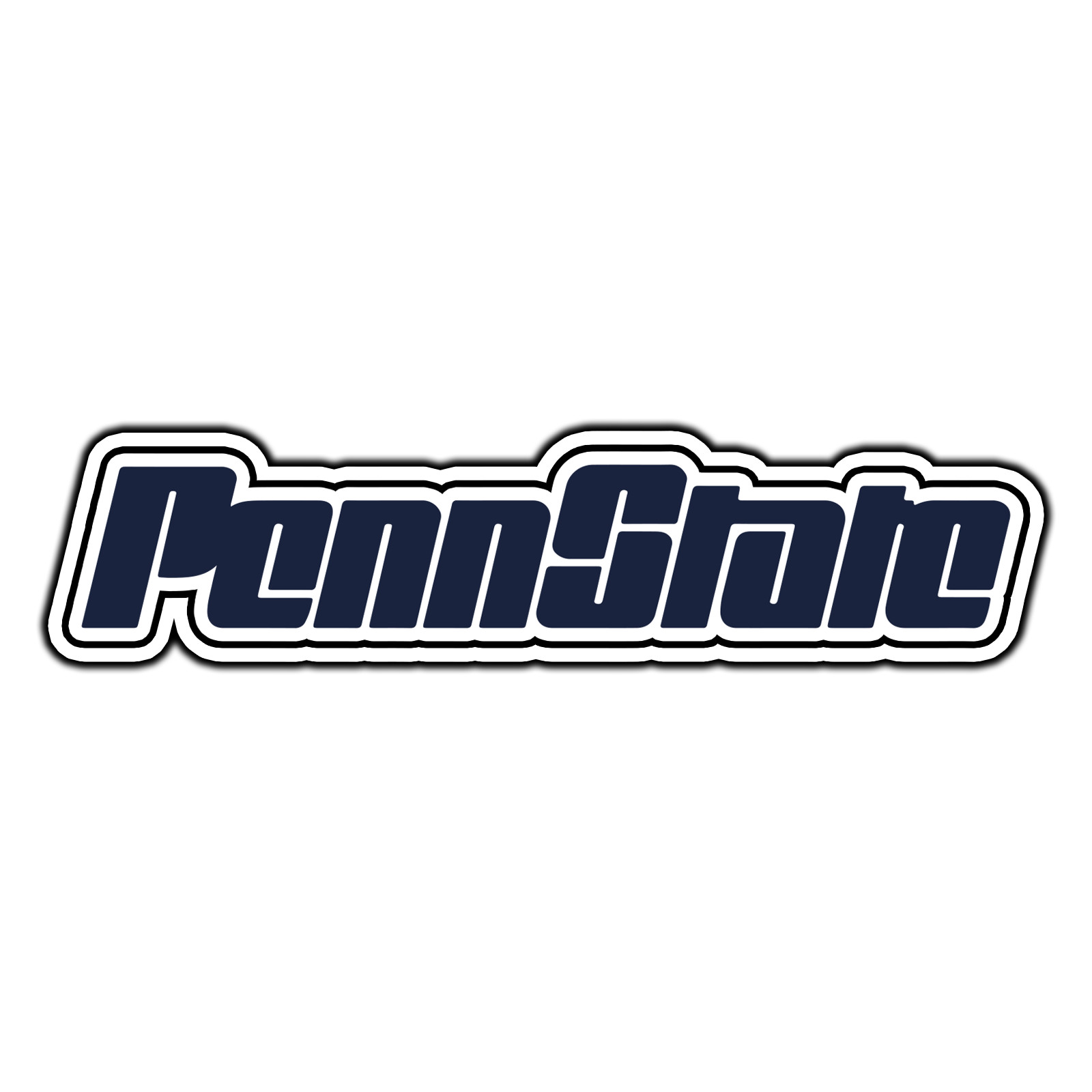 Penn State Nittany Lions Script Logo #4 College Sticker Waterproof Vinyl Decal