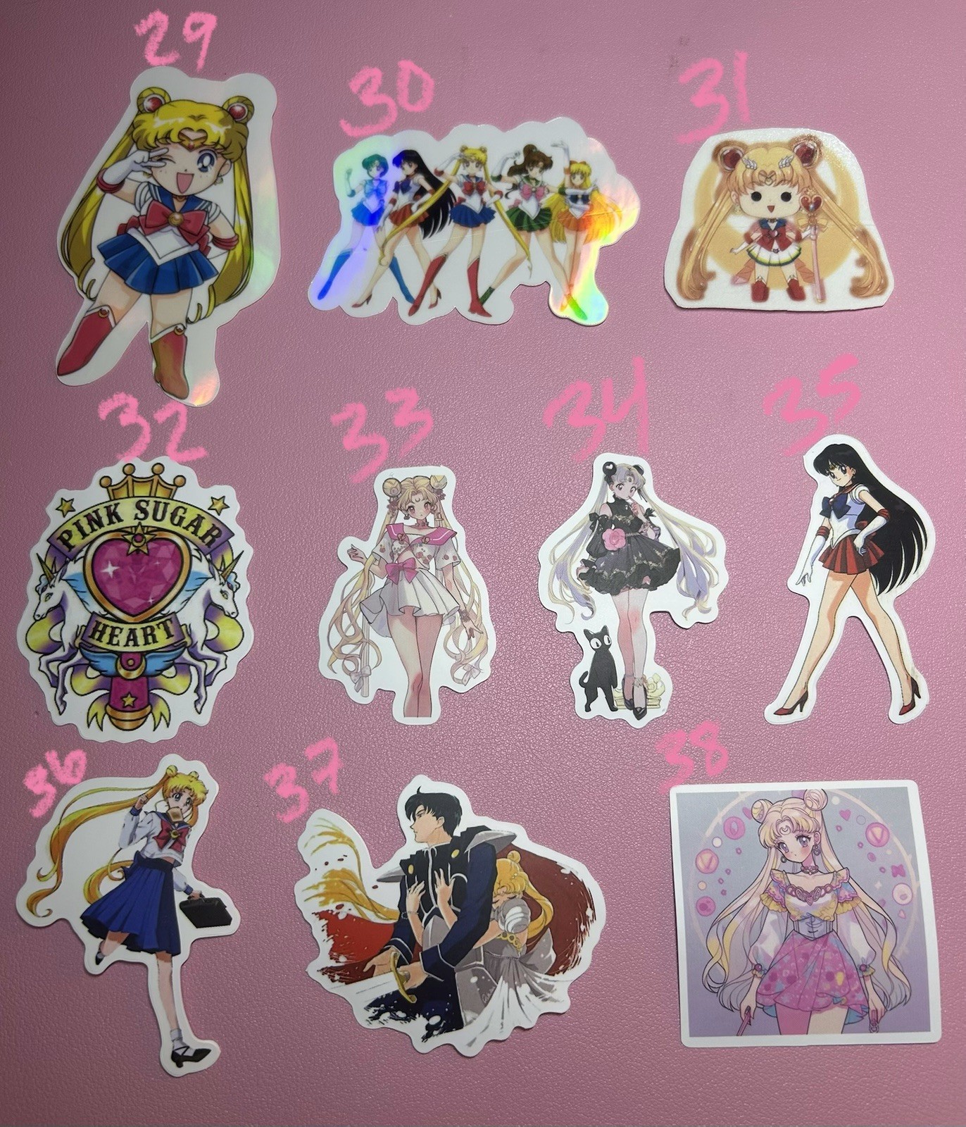 Sailor Moon Anime Stickers