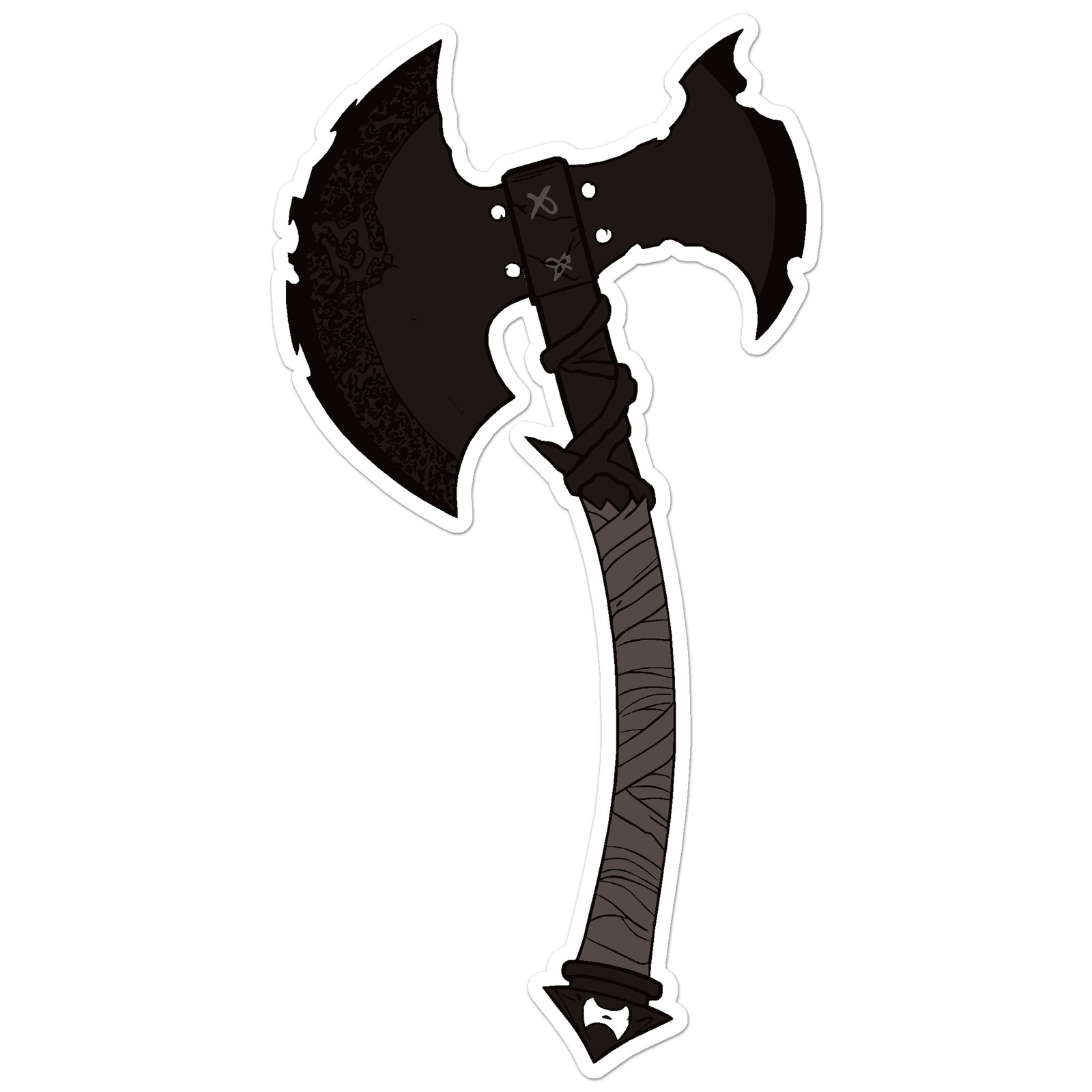Battle Axe – Vinyl Decal Sticker – Car Window Laptop – ebn9902