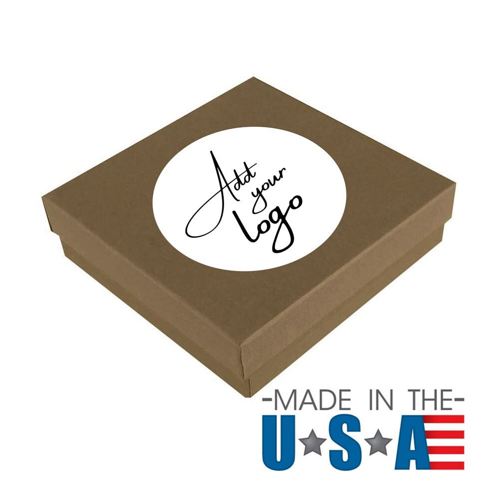 6 Pieces Matte White Custom Printed Stickers / Labels 3" x 3" Stickers