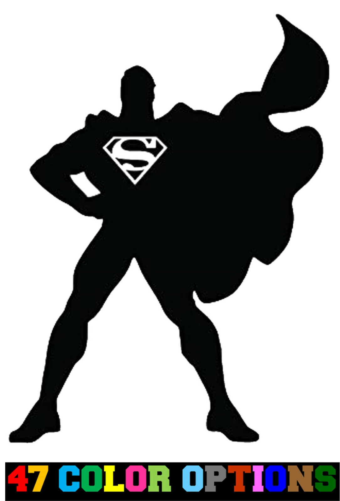 Vinyl Decal Truck Car Sticker Laptop – DC Comics Superman Clark Superhero Pose