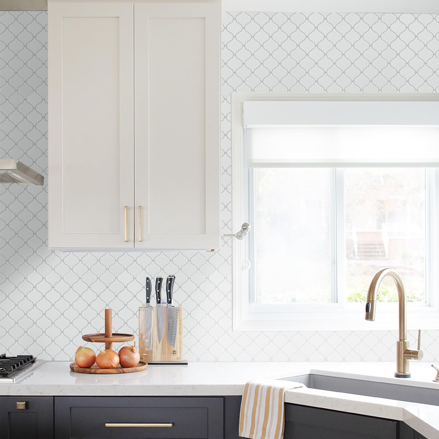 Peel and Stick Backsplash Tile 12"x12" Vinyl 2-3mm Thick Self Adhesive – Easy