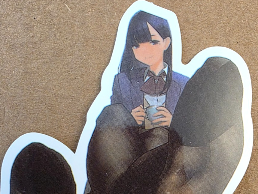 Waifu Sticker Girl Date Formal Princess Idol Lingerie Anime Manga Pinup Pin Up