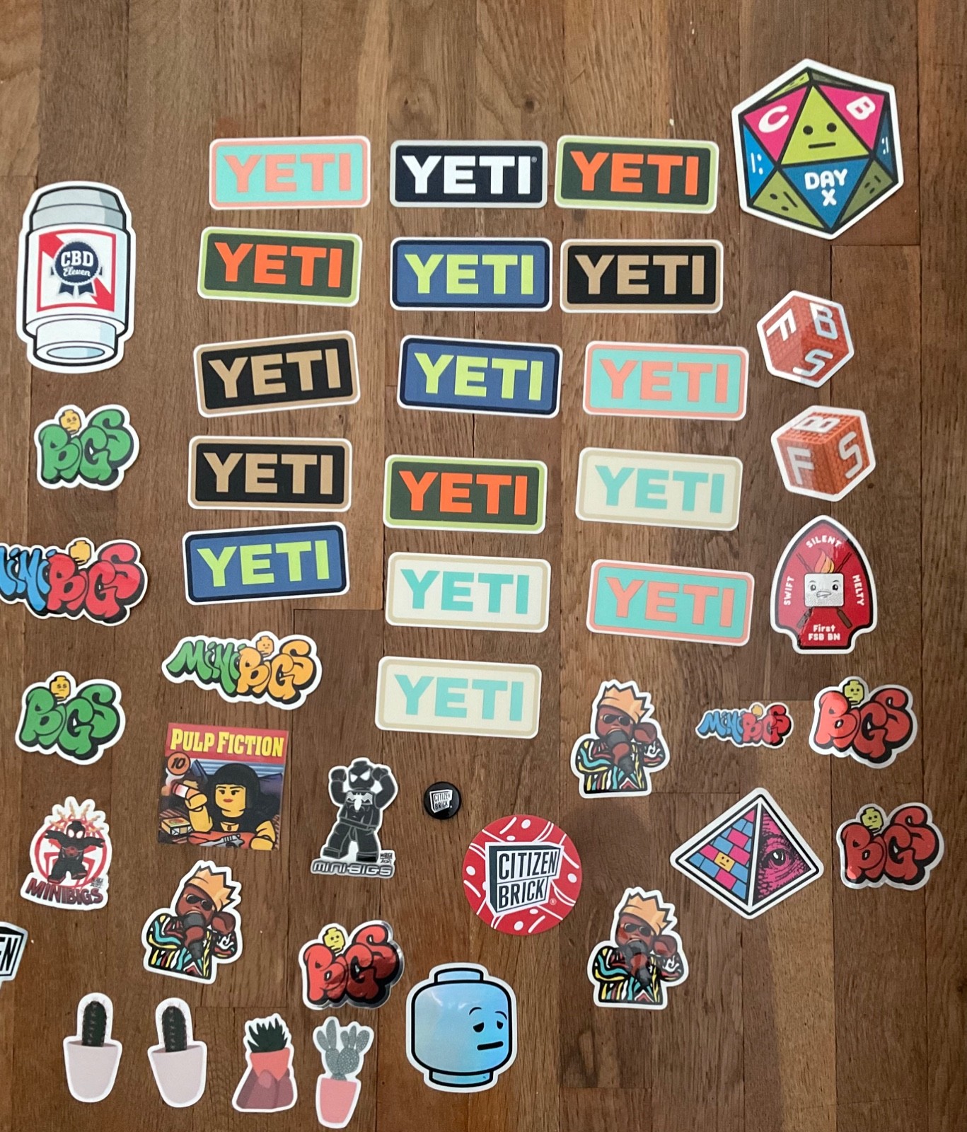 16 Authentic Different Colors YETI Decal / Stickers NEW