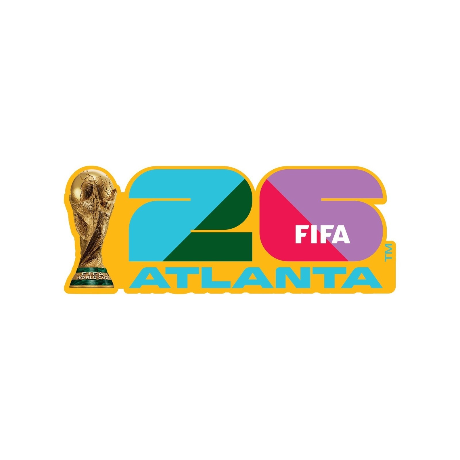 FIFA World Cup, Atlanta Vinyl Die Cut Sticker