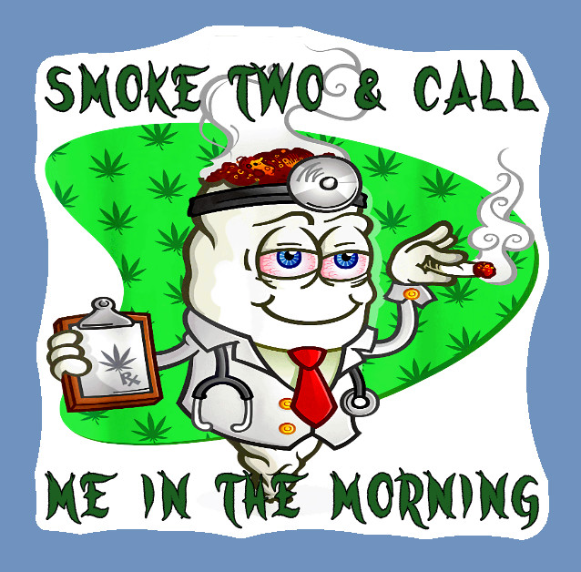 Dr Weed Joint Vinyl Decal Sticker Weed Tumbler Sticker 420 Stoner Gift