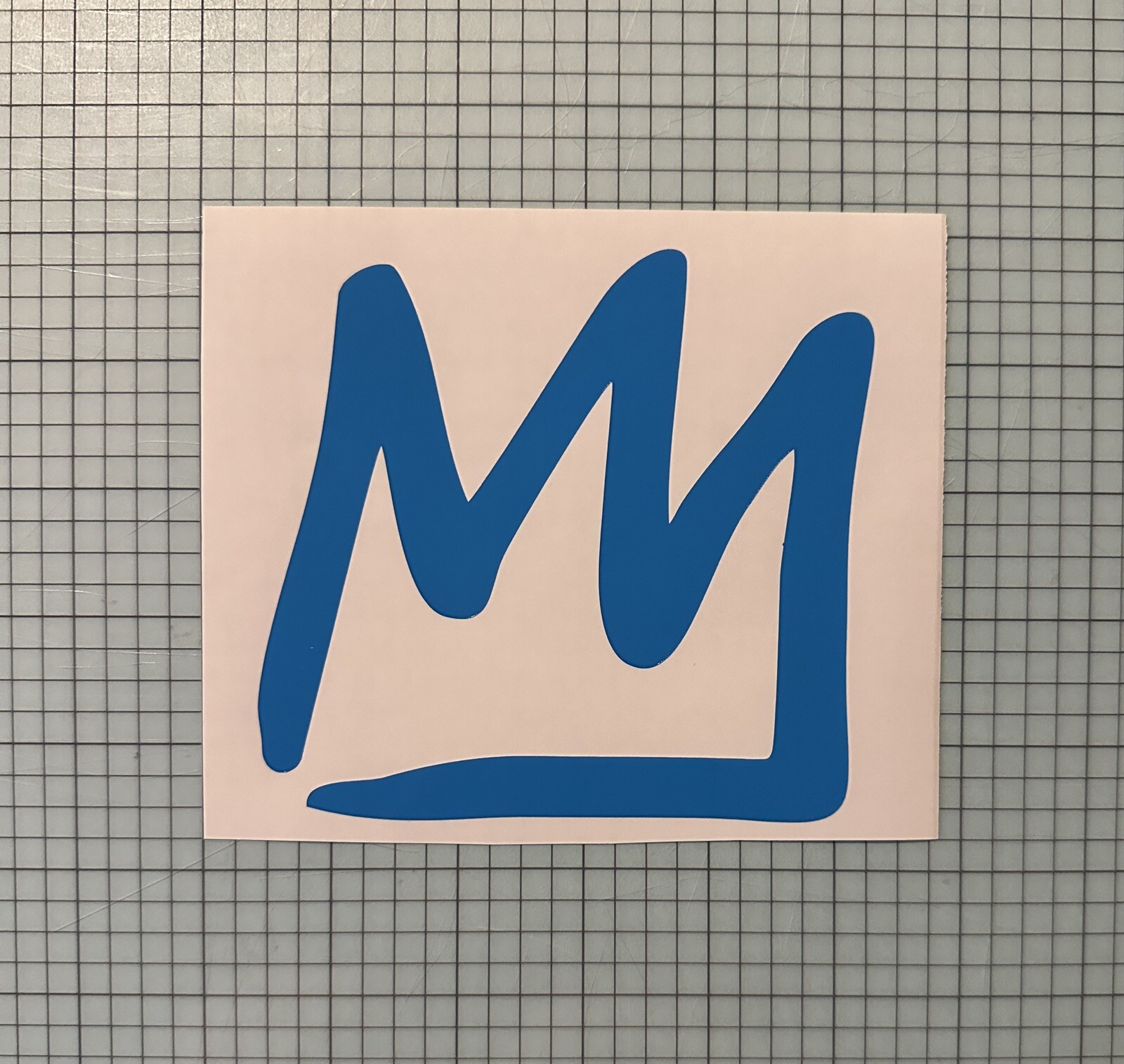 Mammoth Mountain Crown Vinyl Decal 4.5”x4.9” (Message With Your Color Of Choice)