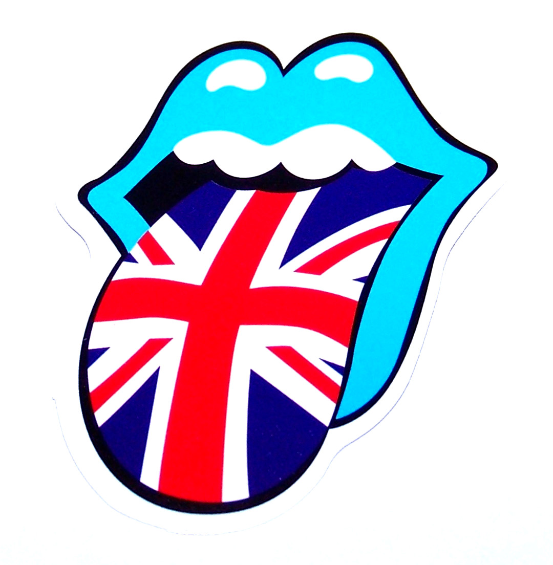 The Rolling Stones – Mouth UK Logo Die Cut Sticker Decal Music Band Rock & Roll