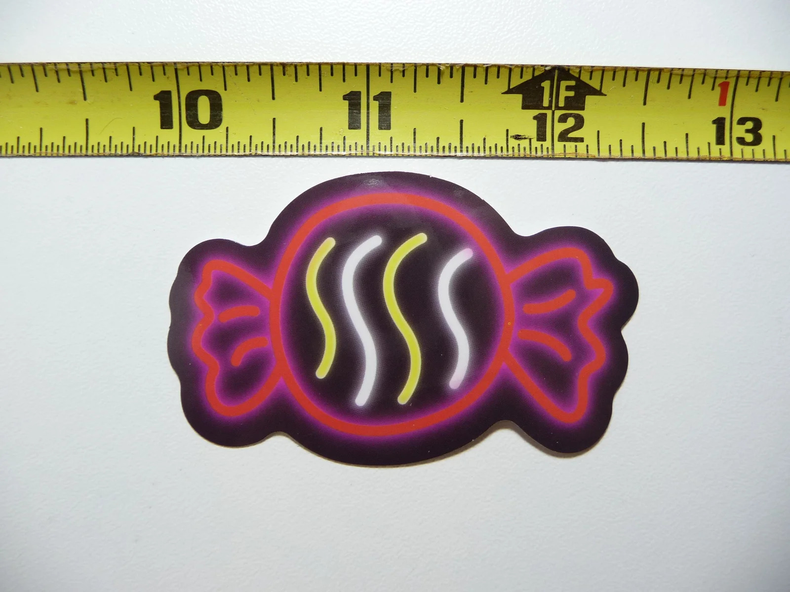 NEON SMALL STICKER DECAL HARD CANDY SWEET TREAT LAPTOP FUNNY DECORATION