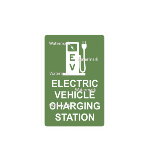 Electric Vehicle Sticker Decal
