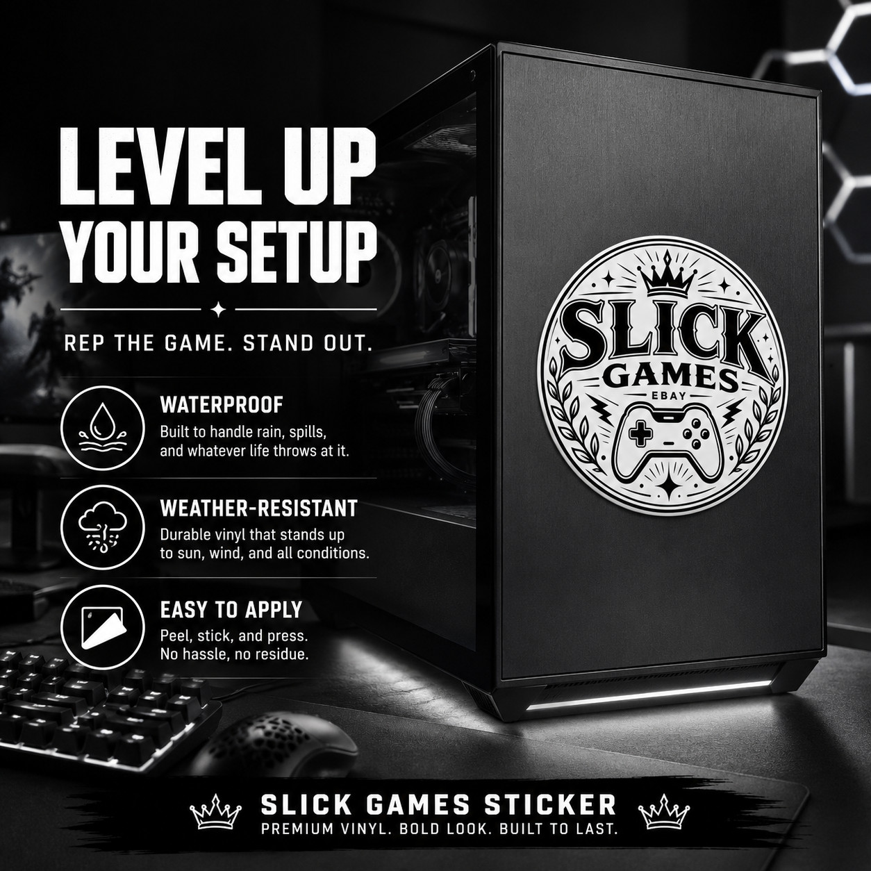 Ultomato Plants Zombies Sticker Waterproof Vinyl Decal Die-Cut Car Laptop
