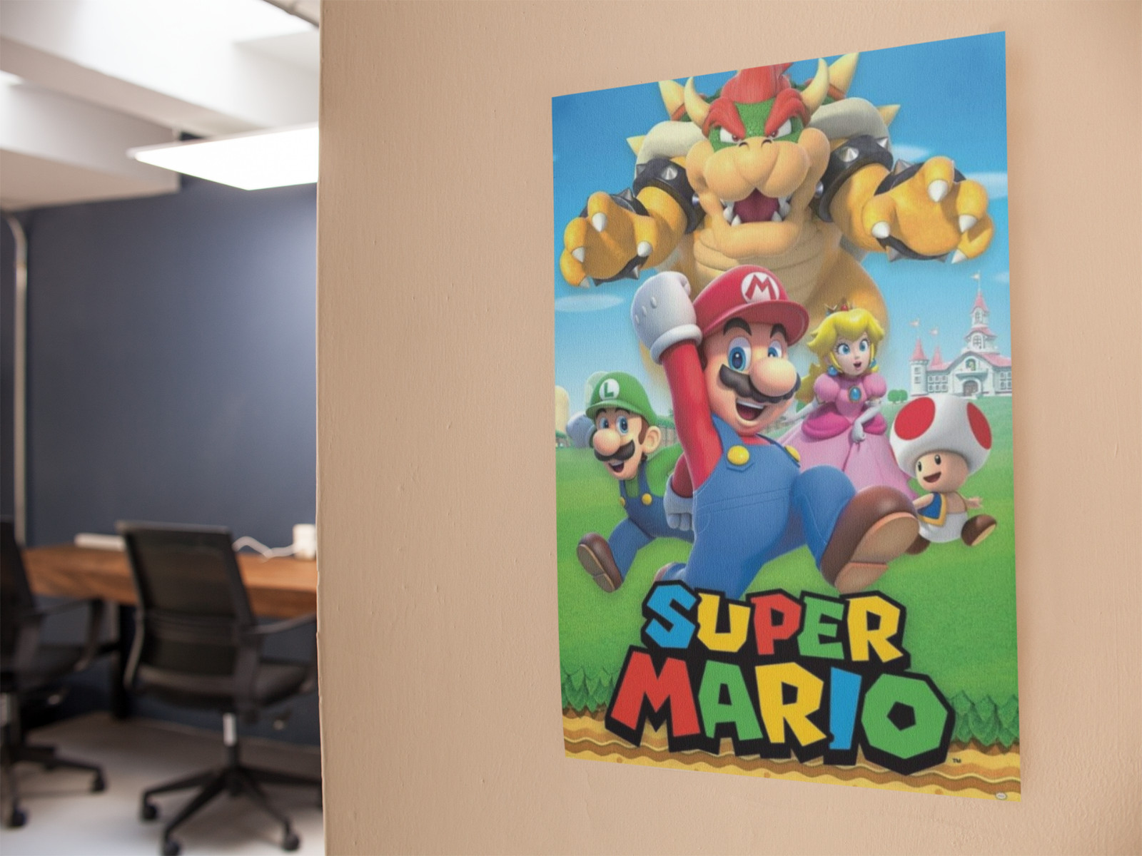 SUPER MARIO Wall Vinyl Decal Poster Graphic Print Removable Adhesive Backing