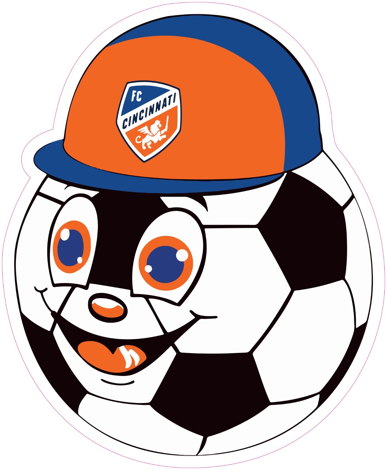 FC Cincinnati Soccer Vinyl Decal Sticker Car Truck Bumper Laptop Mug Tumbler